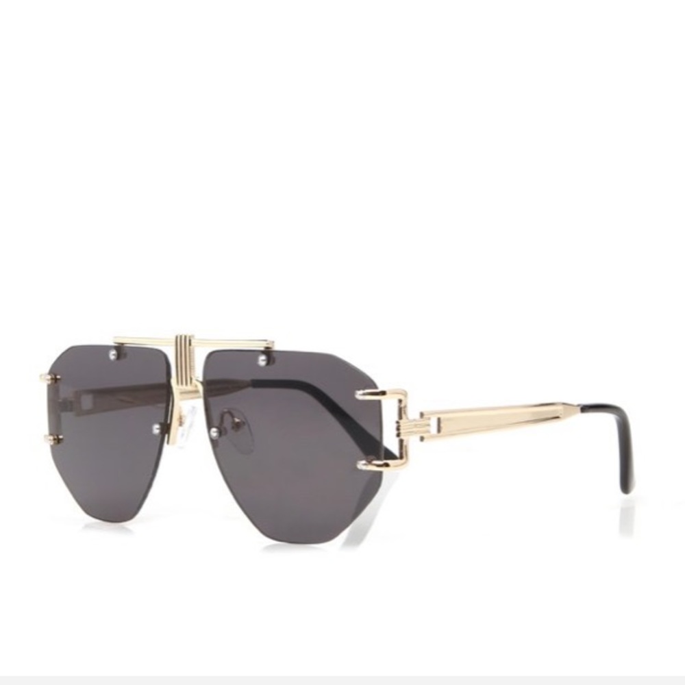 👽 NEW Sunglasses Brand gold and black - Picture 4 of 6